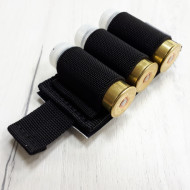 Stick Ammo Holder Shotgun For 12 Gauge Tactical 3 Round Shell Ga Carrier Pouch Hunting
